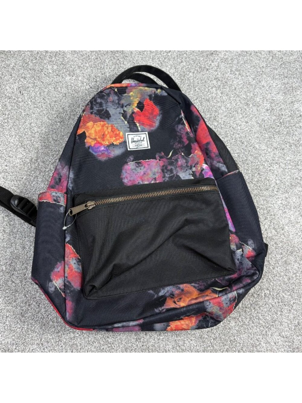 Herschel Supply Company Backpack Watercolor Floral Black Purple